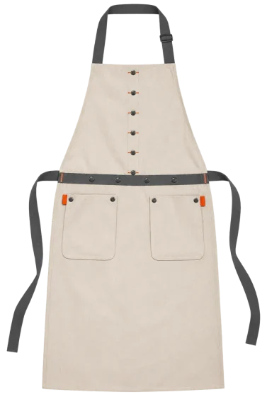Bakehouse Bib Apron, front view