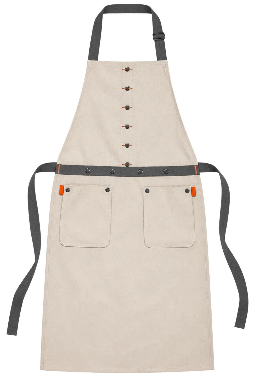 Bakehouse Bib Apron, front view