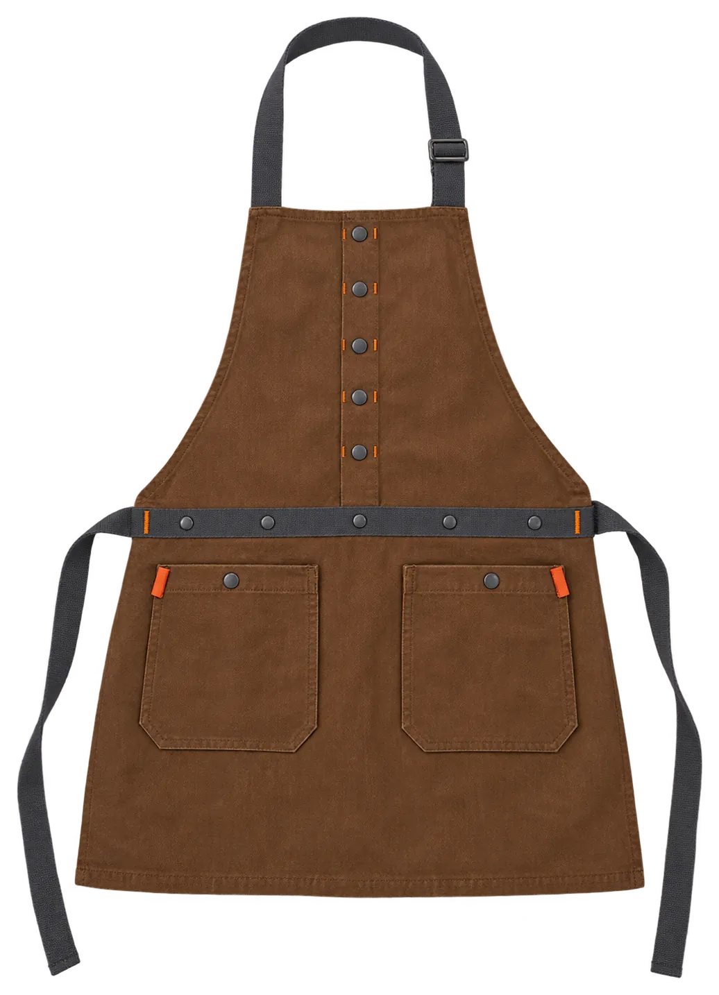 Barista Half-Bib Apron, front view