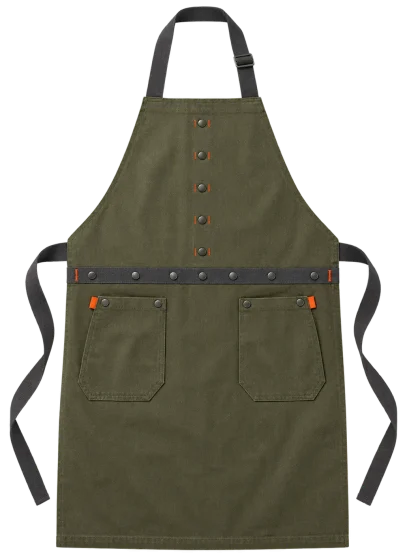 Florist's Bib Apron, front view