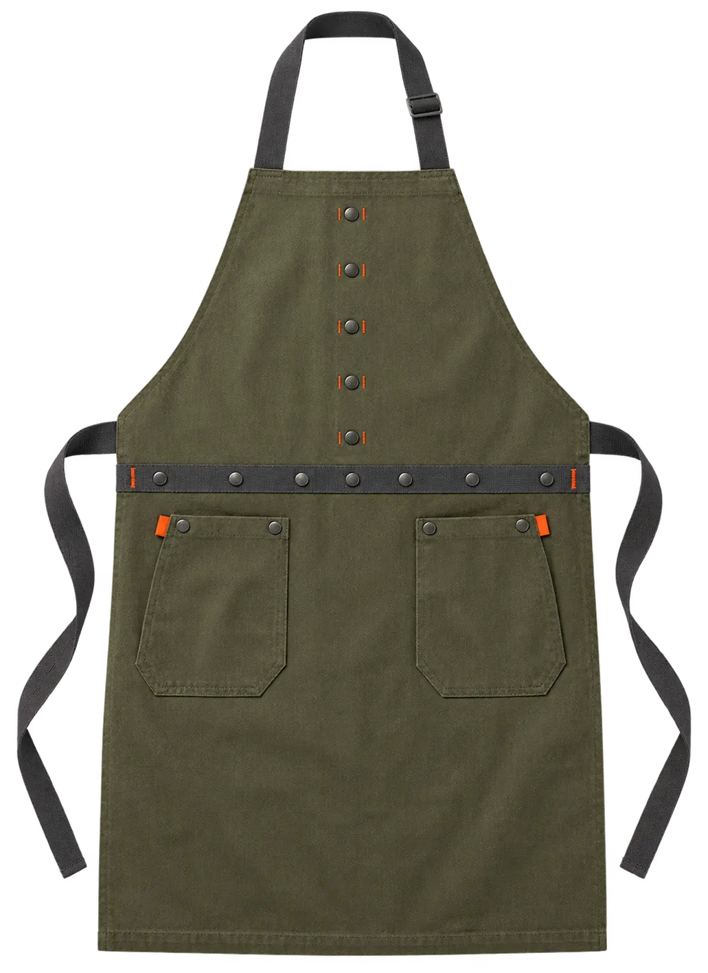 Florist's Bib Apron, front view