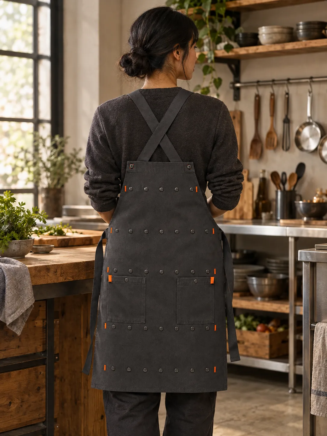Full Grid Rig Apron, back view