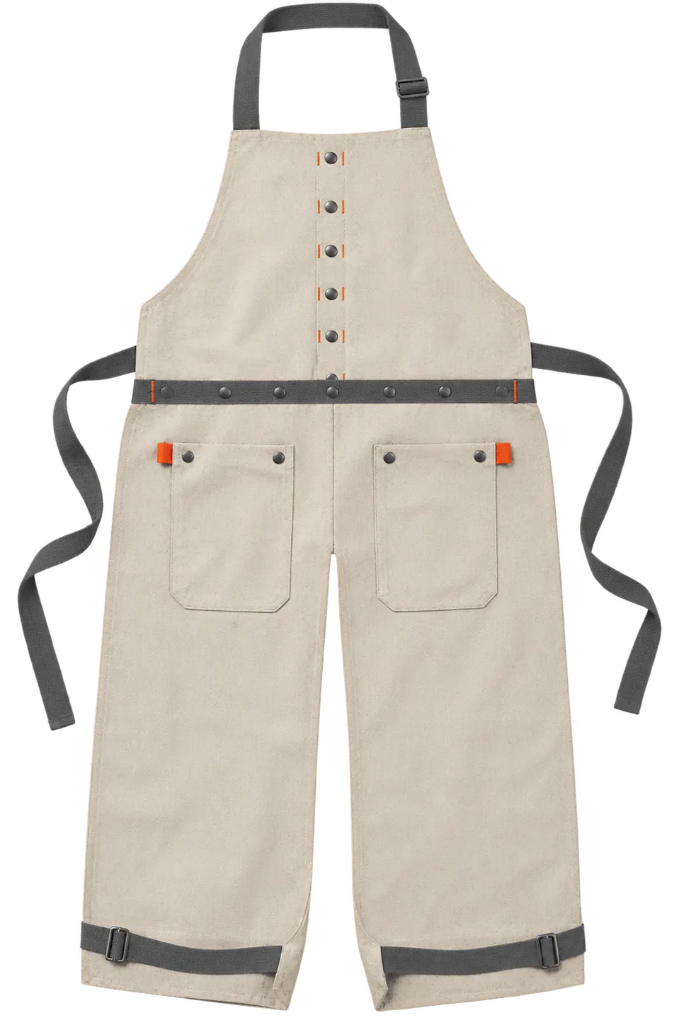 Maker's Split-Leg Apron, front view