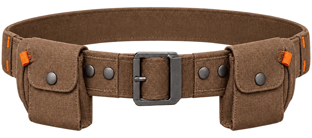 Service Tool Belt in Tobacco, front view