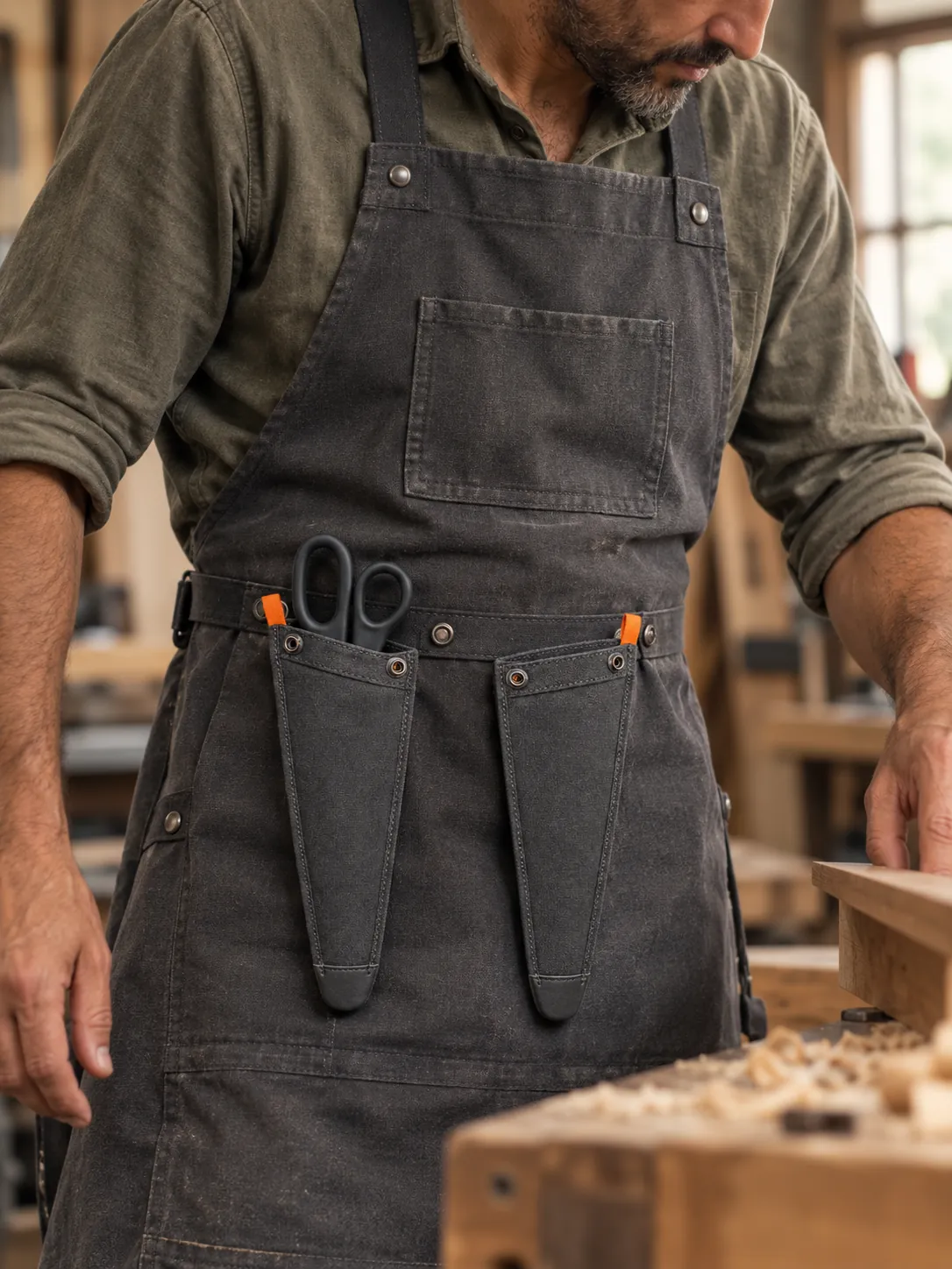 Shear Holster Pair in use at work