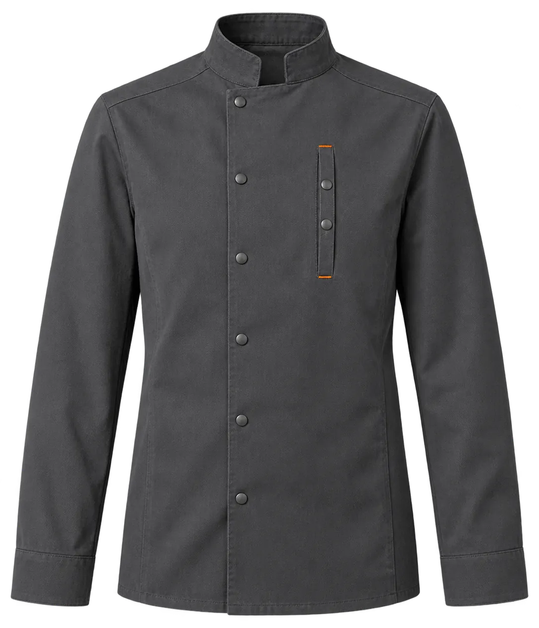 Snap-Front Chef Jacket, front view