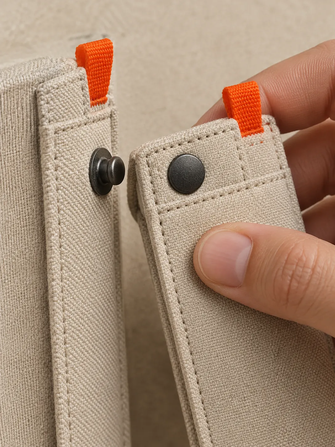 Starter Module Kit, close-up of the snap rail and pull tab