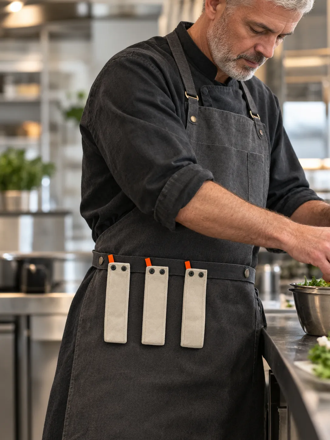 Towel Loop Set in use at work